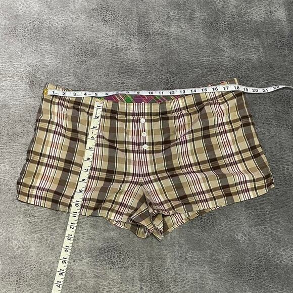 Old navy gingham mini pj shorts - Picture 3 of 7